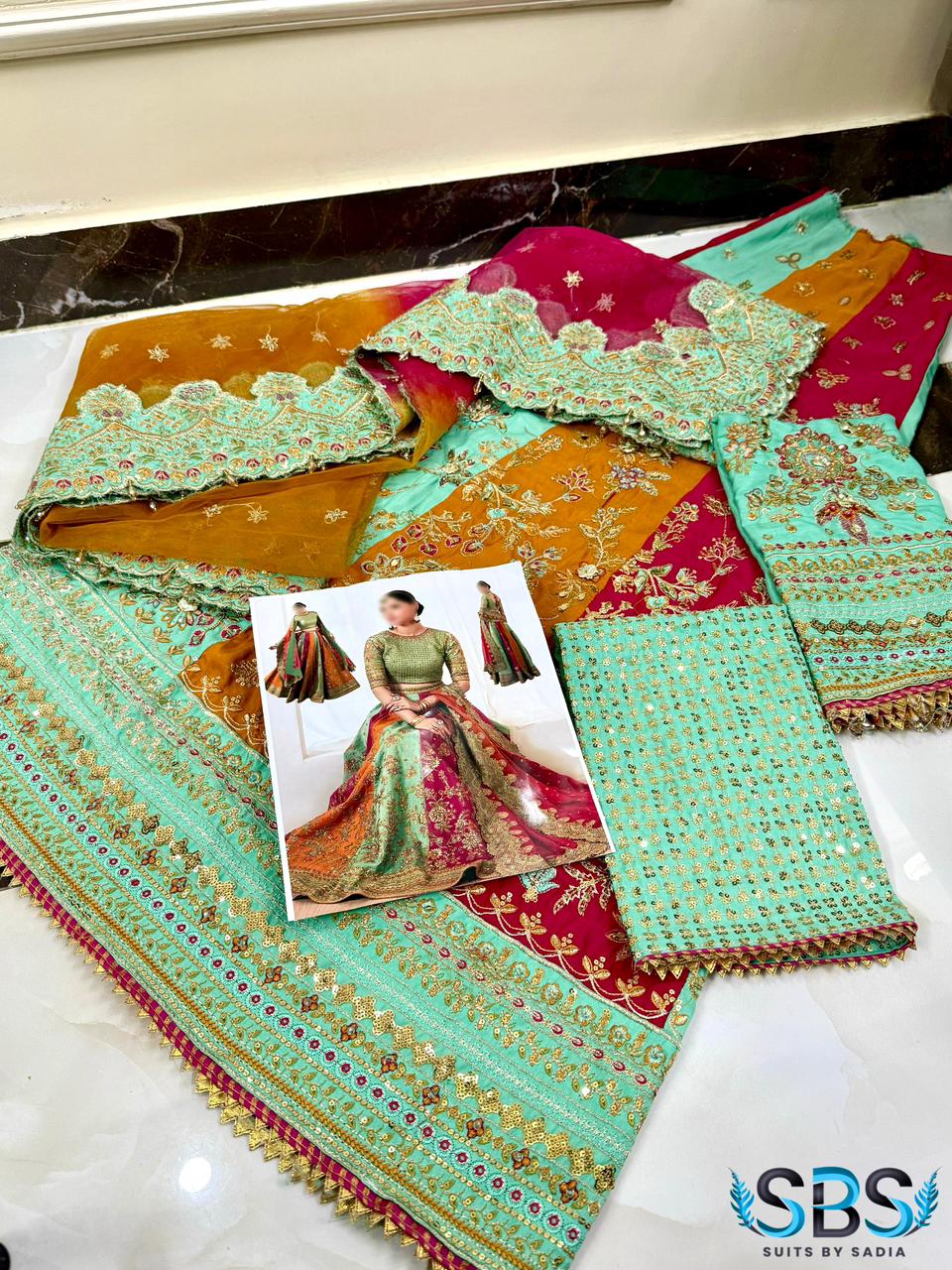 BAROQUE- DHOLKI MAXI