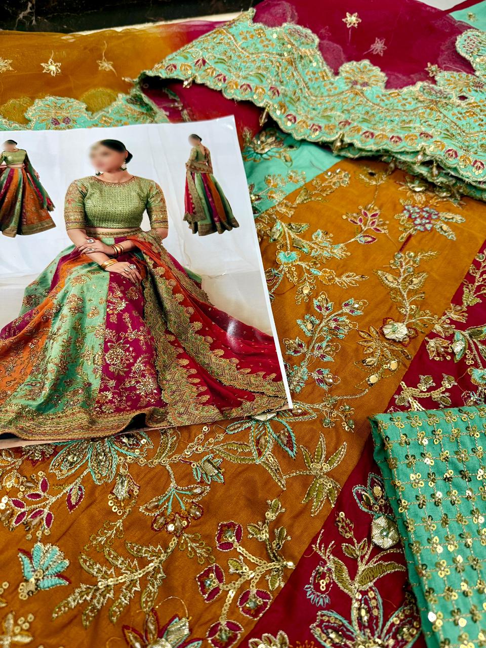 BAROQUE- DHOLKI MAXI