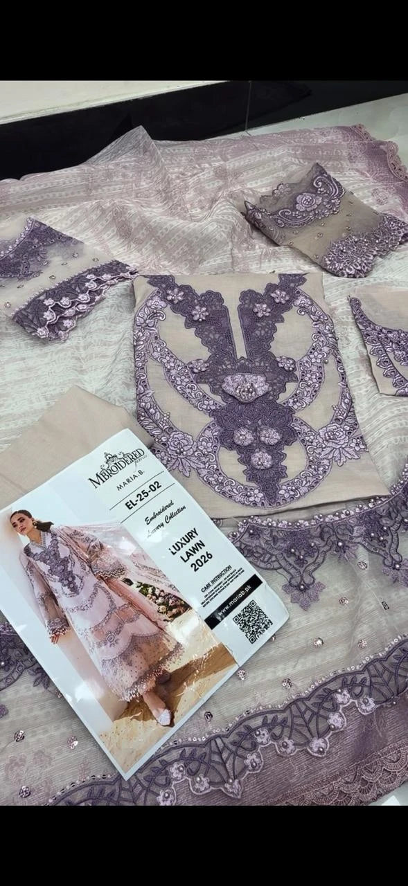 M.B lawn - lilac 3D