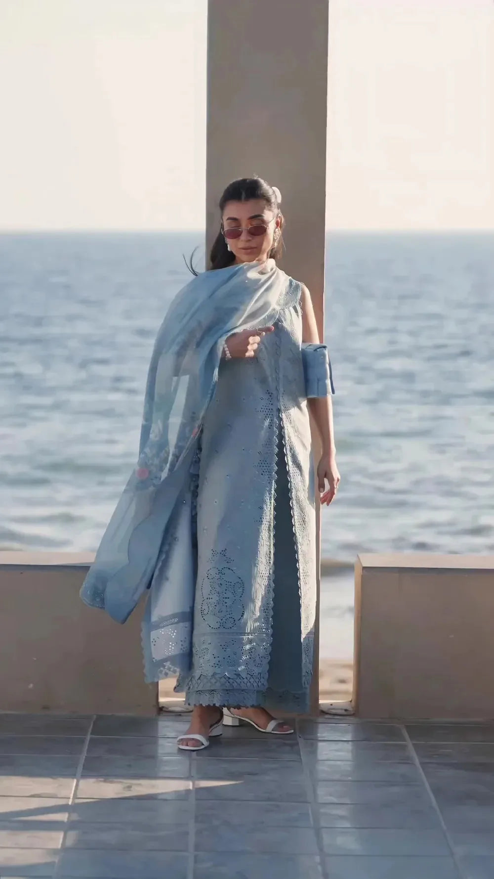 Zaib Lawn | ocean mist