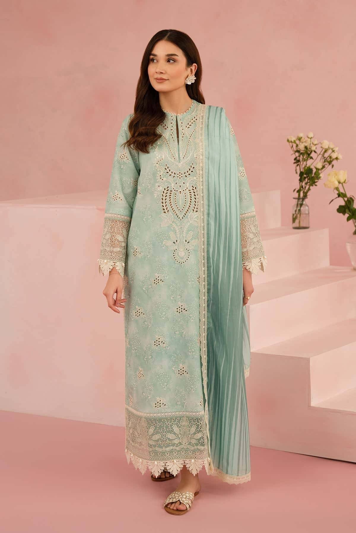 AFROZEH LAWN - FLORAL TOUCH