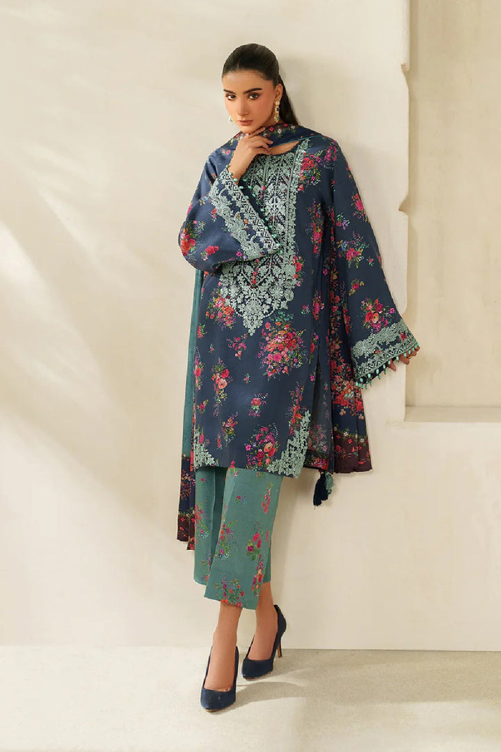 Baroque LAWN - Lawn dupatta 44