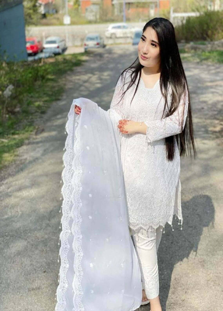 ANAYA WHITE CHIFFON