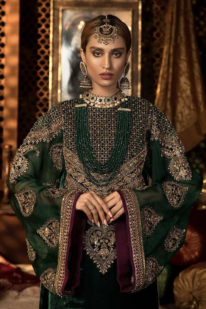 M.B VELVET Diya Green