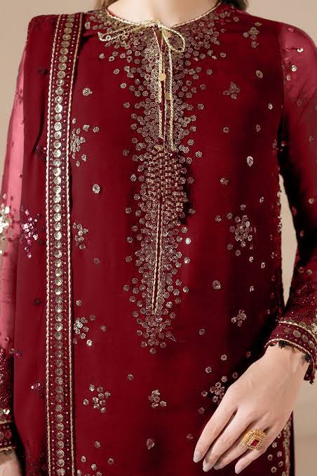 JAZMIN - Twill seq ‘maroon’