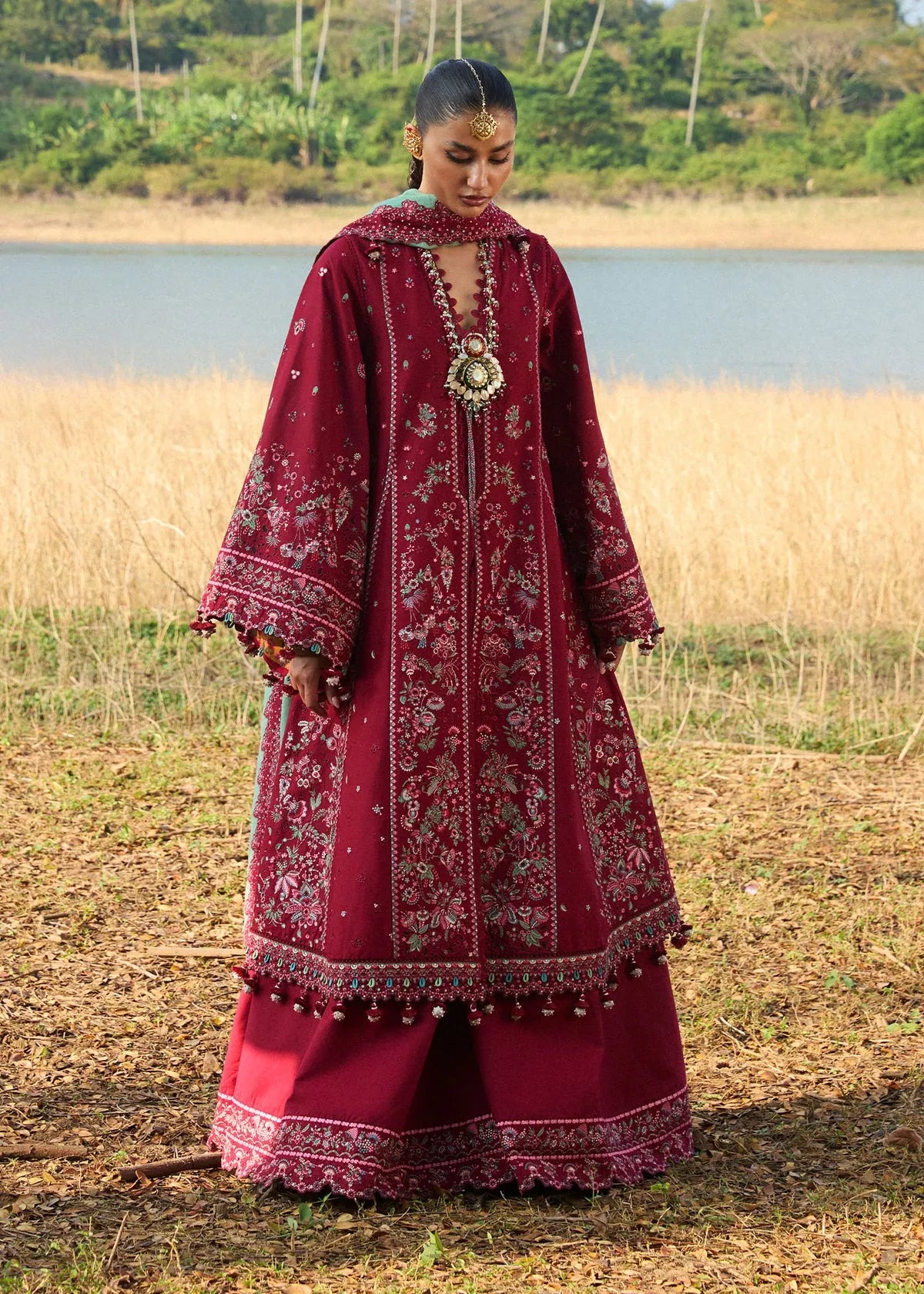 Hussain rehar - Lawn Mahogany