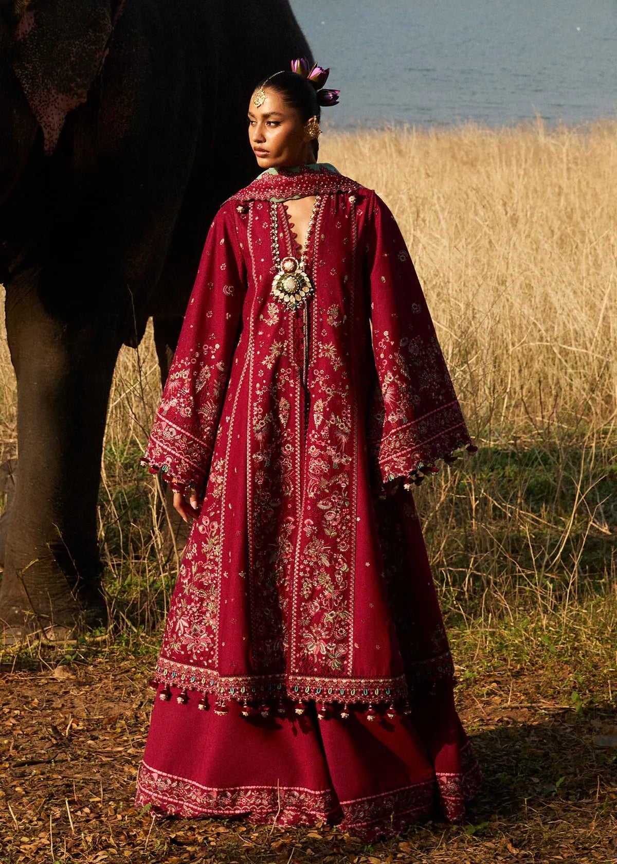 Hussain rehar - Lawn Mahogany
