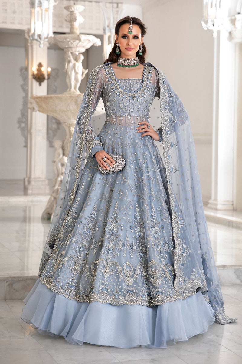 MariaB Couture | Aqua sky blue