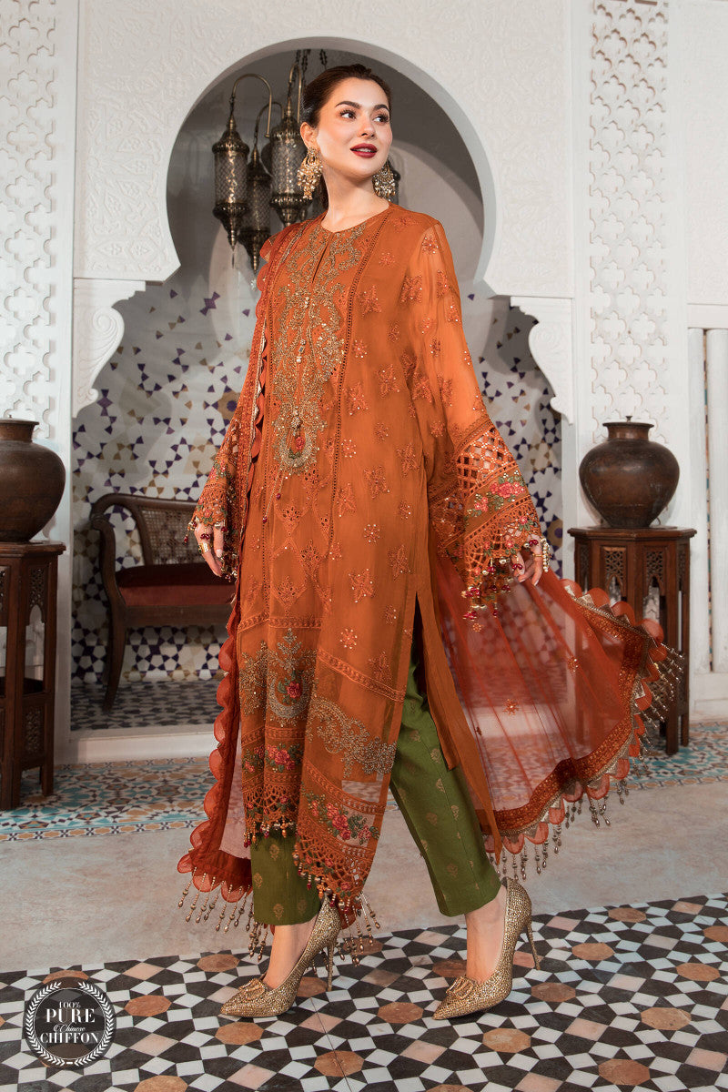 MARIA B | olive & Rust