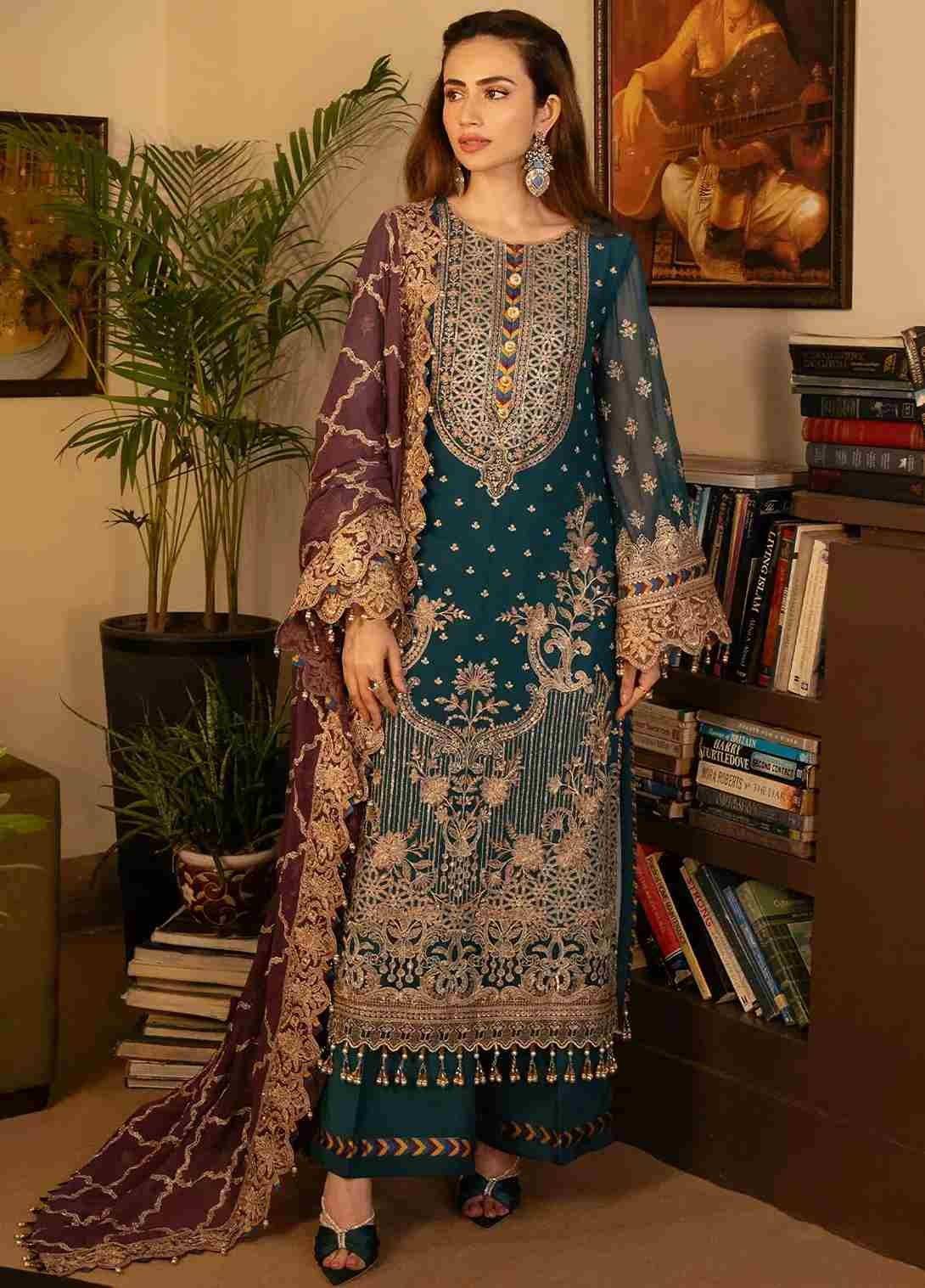 Imrozia Noor Jahan Luxury Chiffon - ZINC