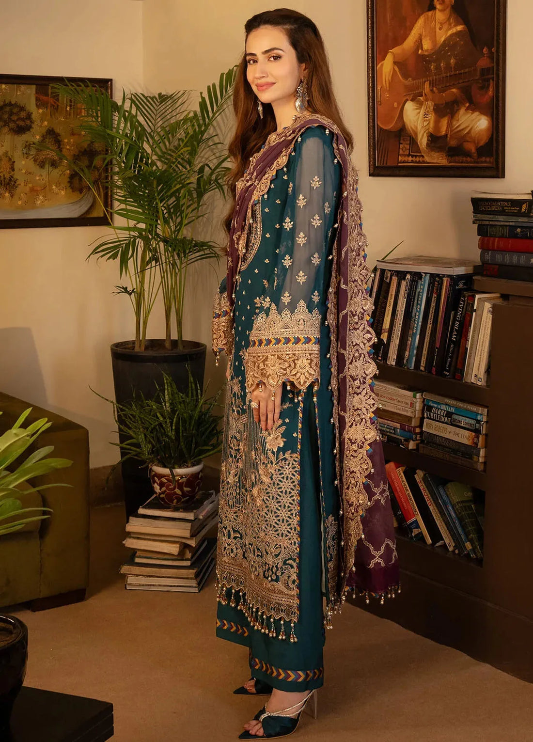 Imrozia Noor Jahan Luxury Chiffon - ZINC