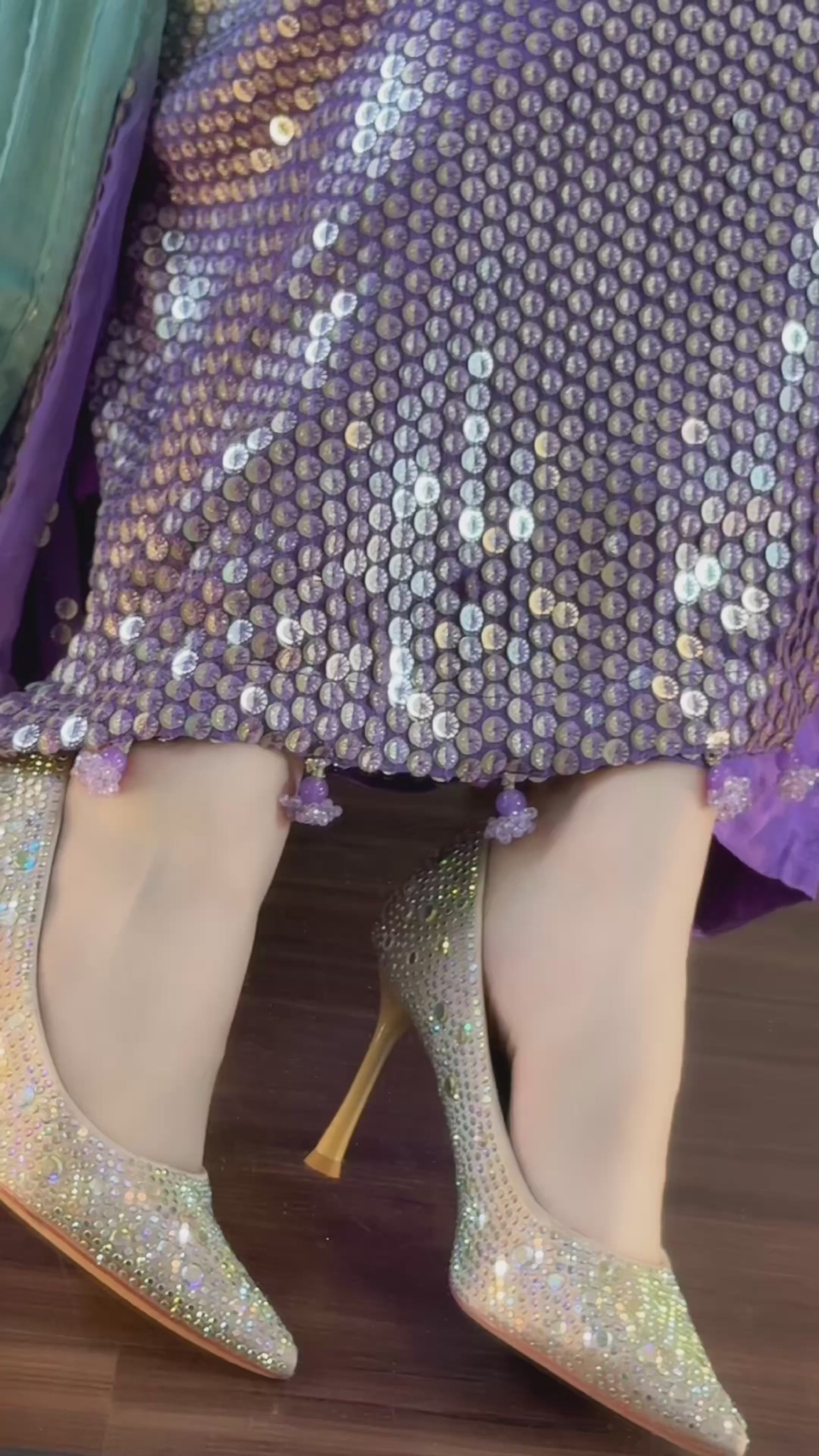 Ombre Sequins - twilight double tone