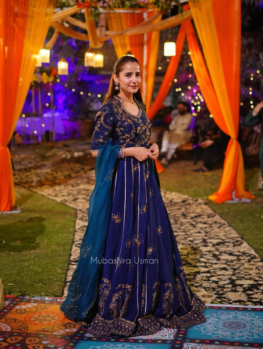 Mubashira Usman Luxury Formal Bridal Wedding Collection - Special Lehenga Choli - ZAHVEEN