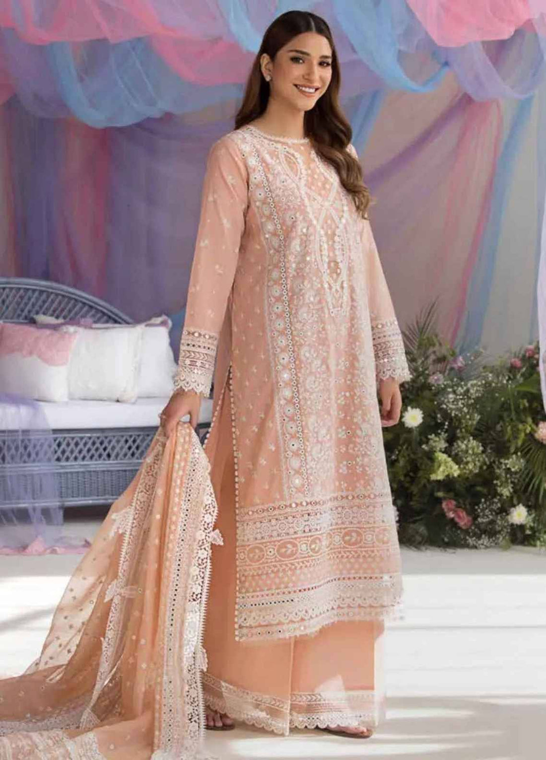 SOBIA NAZIR LAWN PEACHIES EDITS