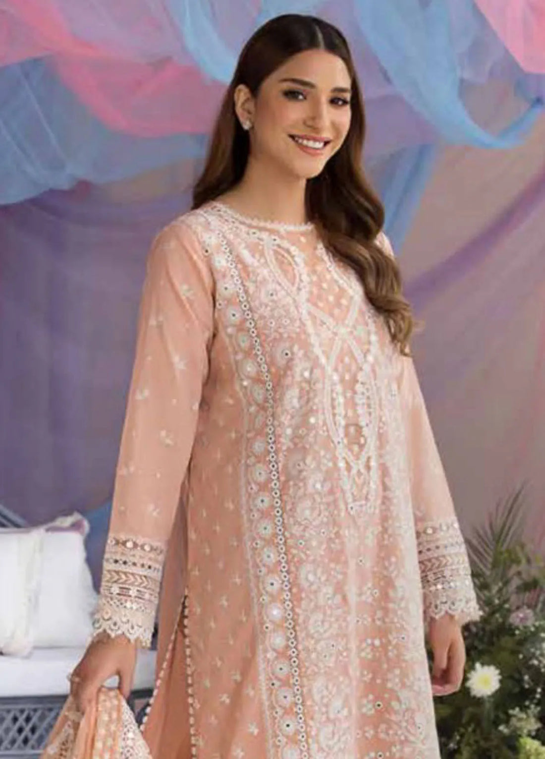 SOBIA NAZIR LAWN PEACHIES EDITS