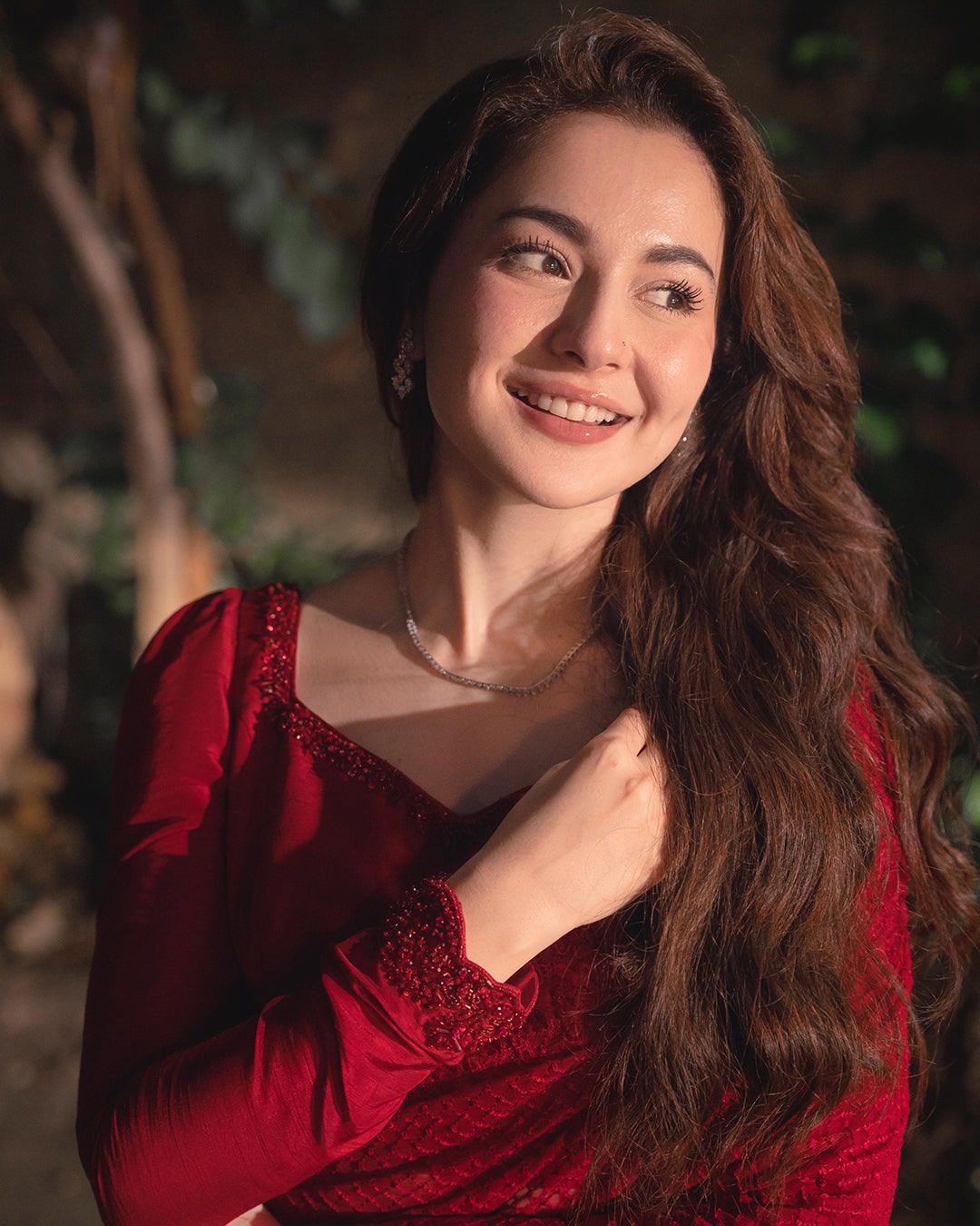 Hania Amir X Faiza Saqlain Chiffon Saree